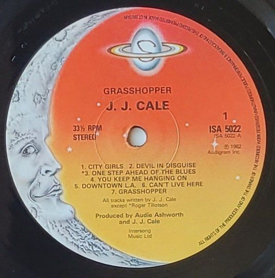 Dischi in vinile: J.J. Cale – Grasshopper von 1982 – Usato da Zürich venduto da Avd 3
