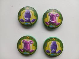 4  Magnete mit lustigen Figuren - Top Zustand!