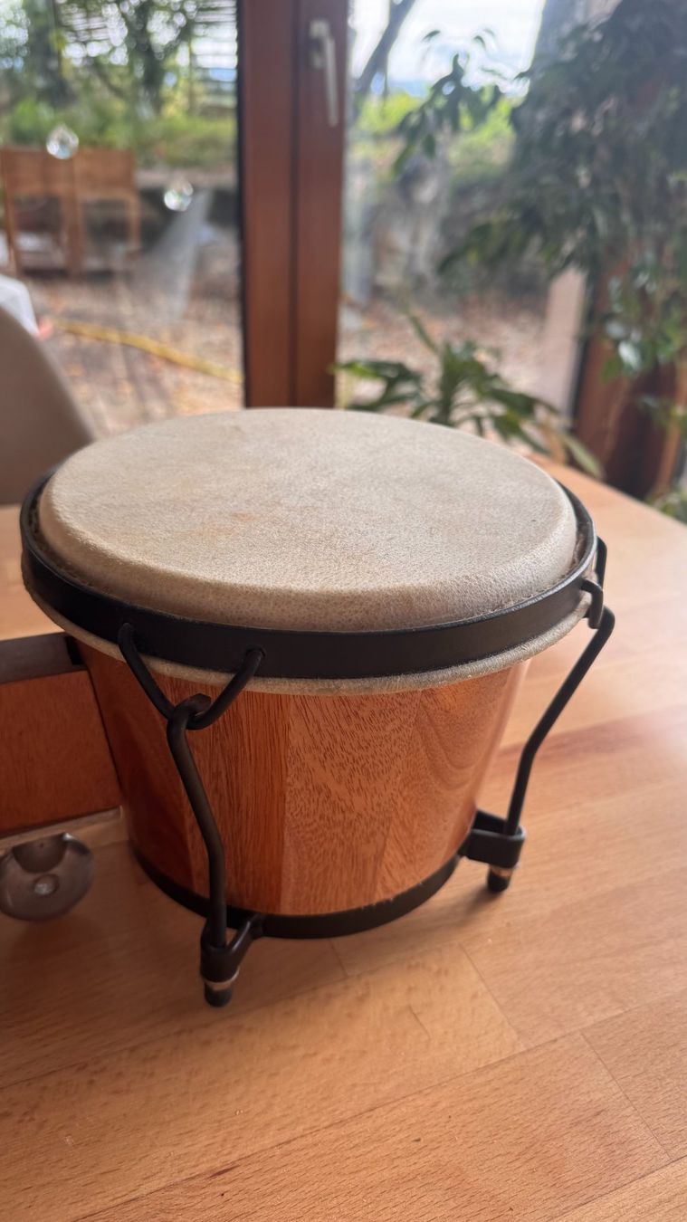 Musikinstrumente: Bongos Holz, inkl. Ständer – Gebraucht aus Bertschikon Gossau von jreutemann 2