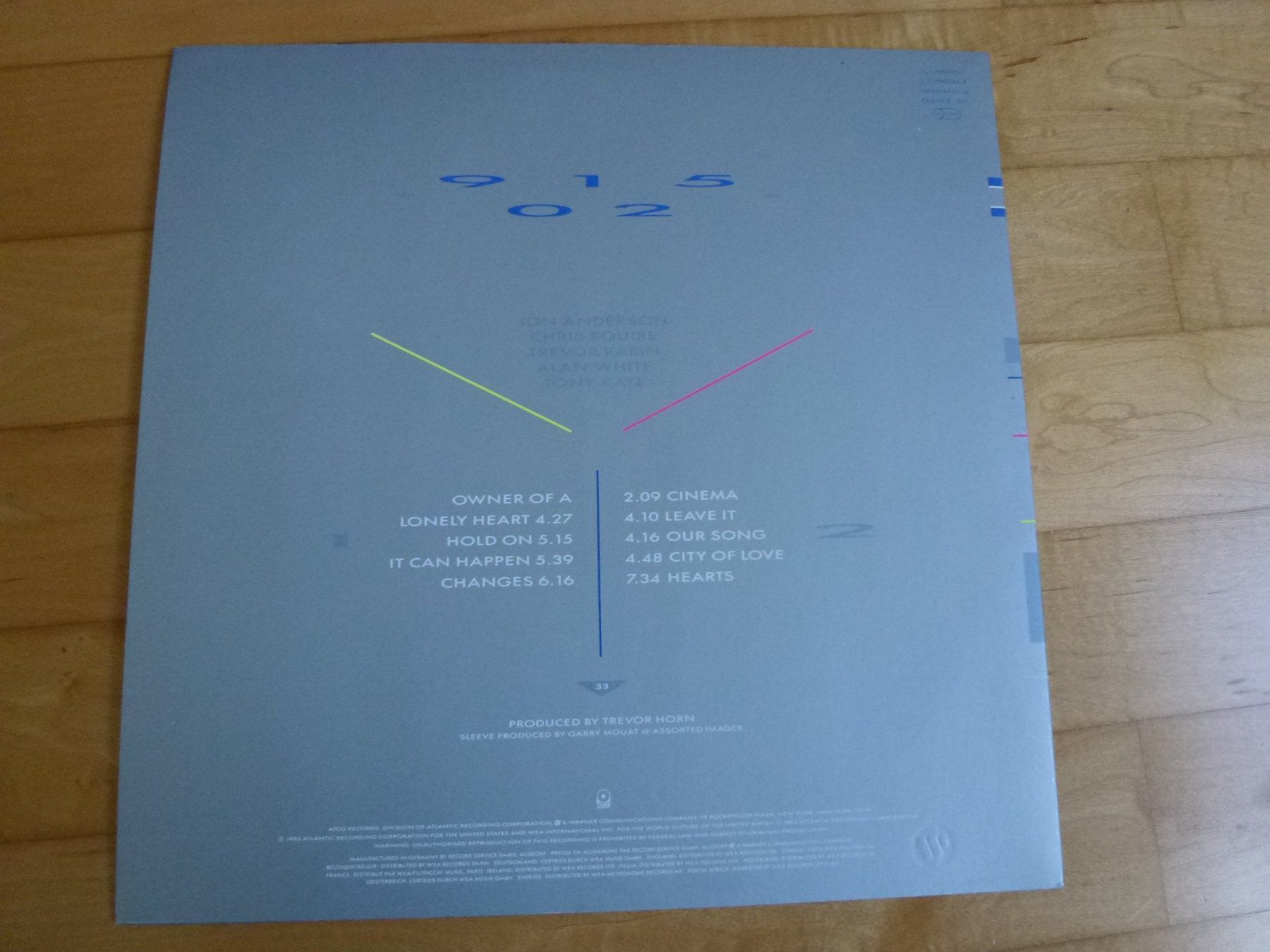 Dischi in vinile: Yes – 90125 – Usato da Bern venduto da Frebo 1