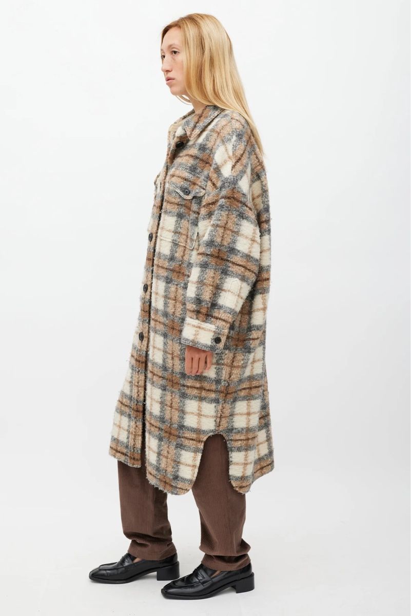 Isabel Marant Mäntel: Isabel Marant Étoile Wool Coat Gabrion Plaid – Gebraucht aus Luzern von Soeuv 4