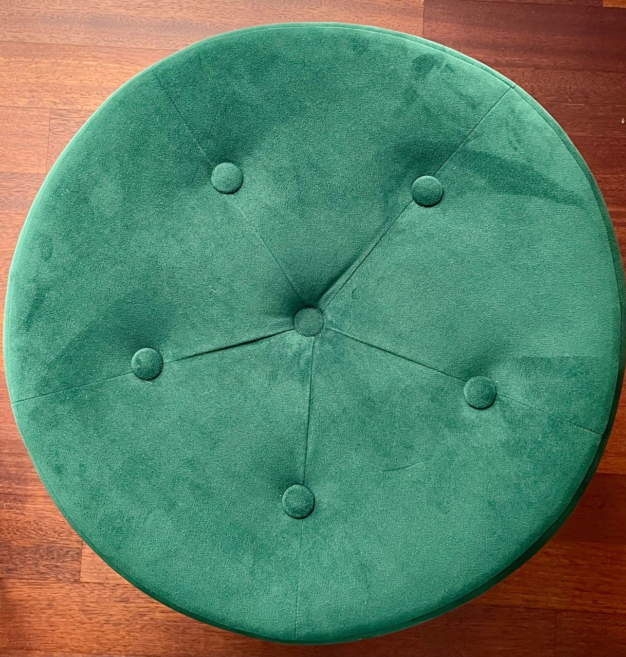 Sgabelli: Hocker / Pouf dunkelgrün – Usato da Rüschlikon venduto da Deuce02 1
