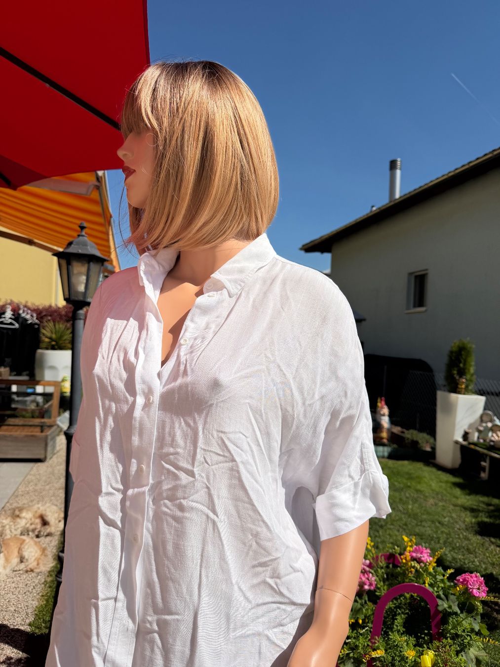 Camicette: Zign - Weisse Sommerbluse, Gr. 38  - Viskose – Usato da Cugnasco venduto da tizianaq 2