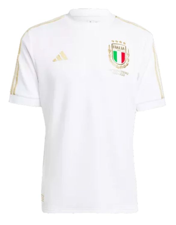 Italien Trikot Weiss Gold
