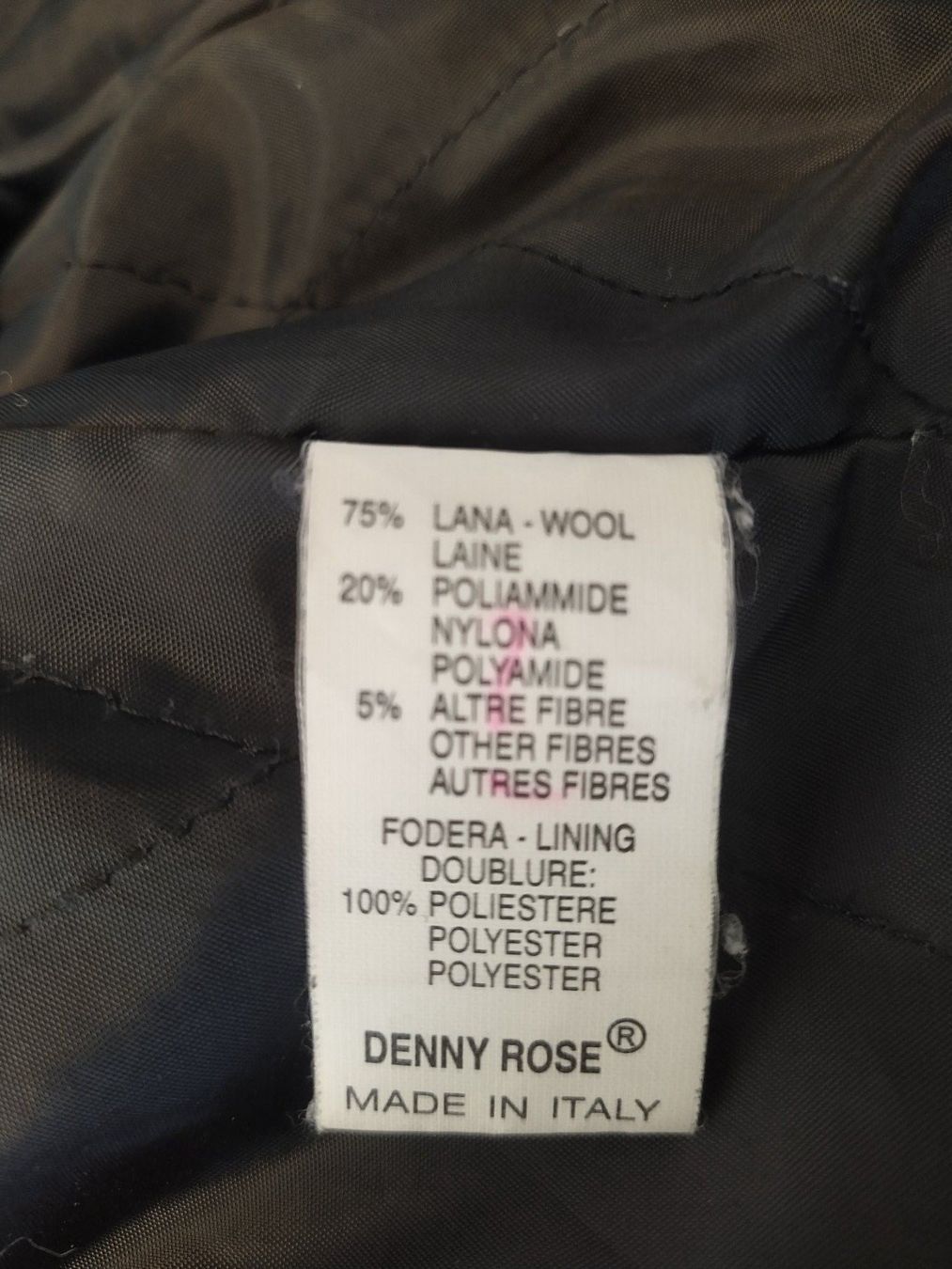 Cappotti: Cappotto DENNY ROSE nero con borchie in metallo – Usato da Figino venduto da Palotta 3