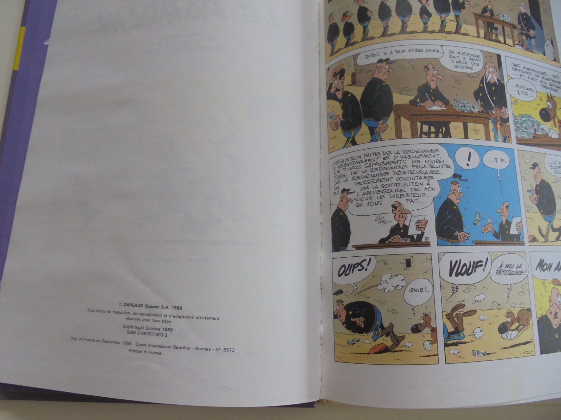 BD: Rantanplan "  Le parrain " Dargaud édition originale TBE – D'occasion à Eclépens par Consuelo 2