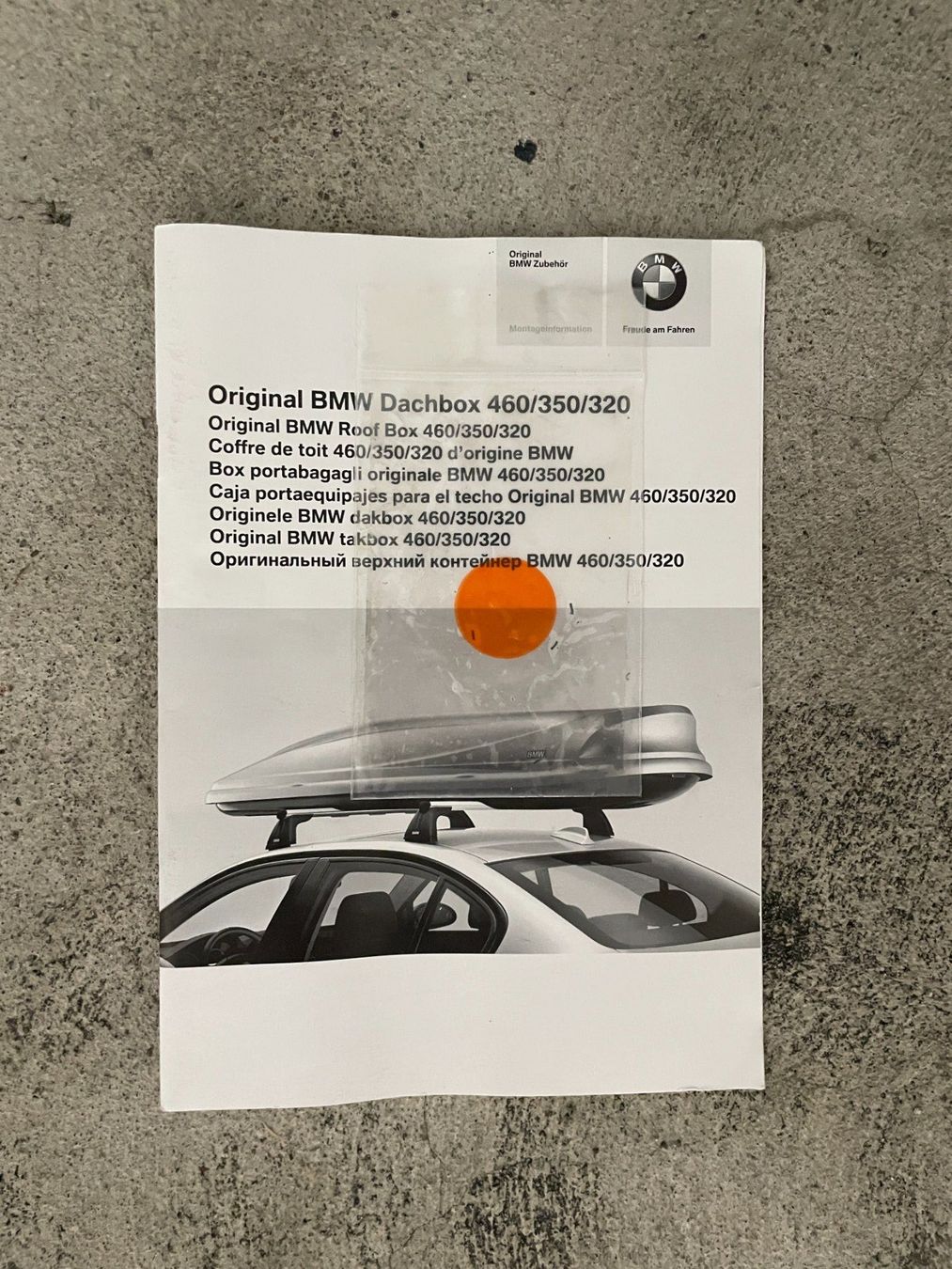 Box da tetto: Original BMW Dachbox 460/350/320 – Usato da Männedorf venduto da sofa07 1