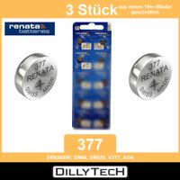 Renata 377 SR626SW Knopfzellenbatterie - 3 Stk.