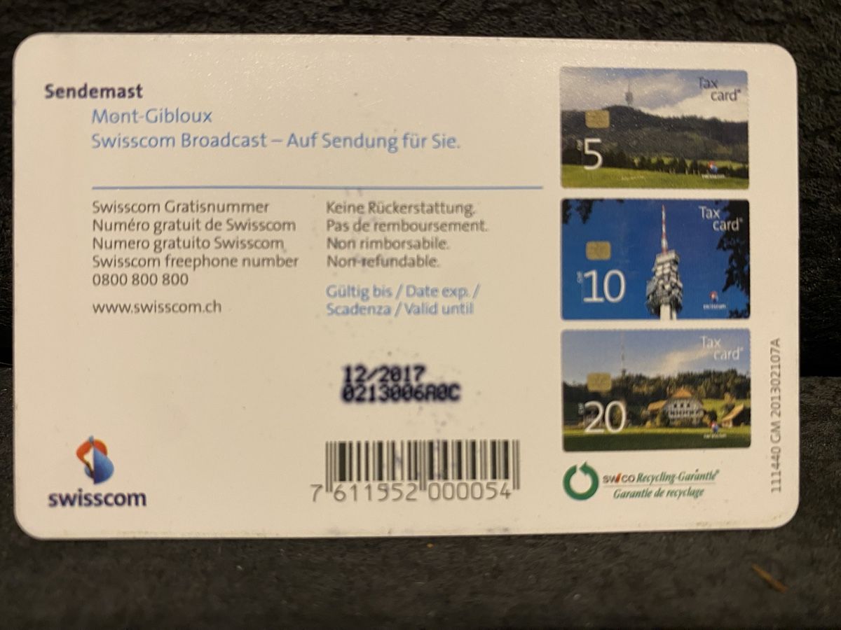 Telefon- & Taxkarten: Taxcard neuve – Neu (gemäss Beschreibung) aus Lausanne von babacard10 1