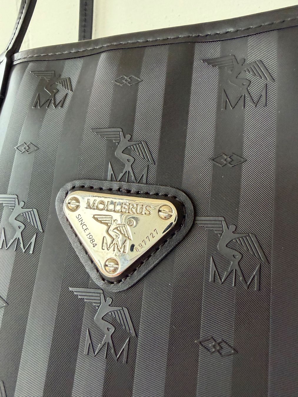 Maison Mollerus Borse da donna: Maison Mollerus Shopper Luzern schwarz silber – Nuovo (secondo la descrizione) da Brütten venduto da Rod816 4