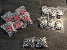 Neue Alfa Romeo Felgendeckel-Set (4 Stk., nicht original)