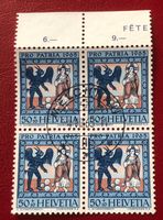 4 er Block Nr.B 127 mit Vollstempel Melchnau