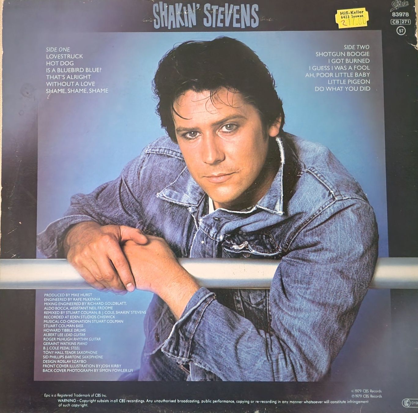 Dischi in vinile: Shakin' Stevens LP – Take One – Usato da Root venduto da atelier22 1