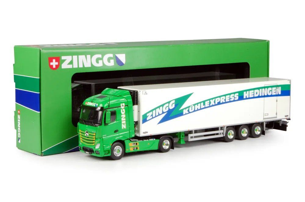 Tekno Modellbausätze & Standmodelle: 1:50 Tekno MB Actros 04 "Zingg" – Neu und originalverpackt aus Affoltern am Albis von Modellshop-8910