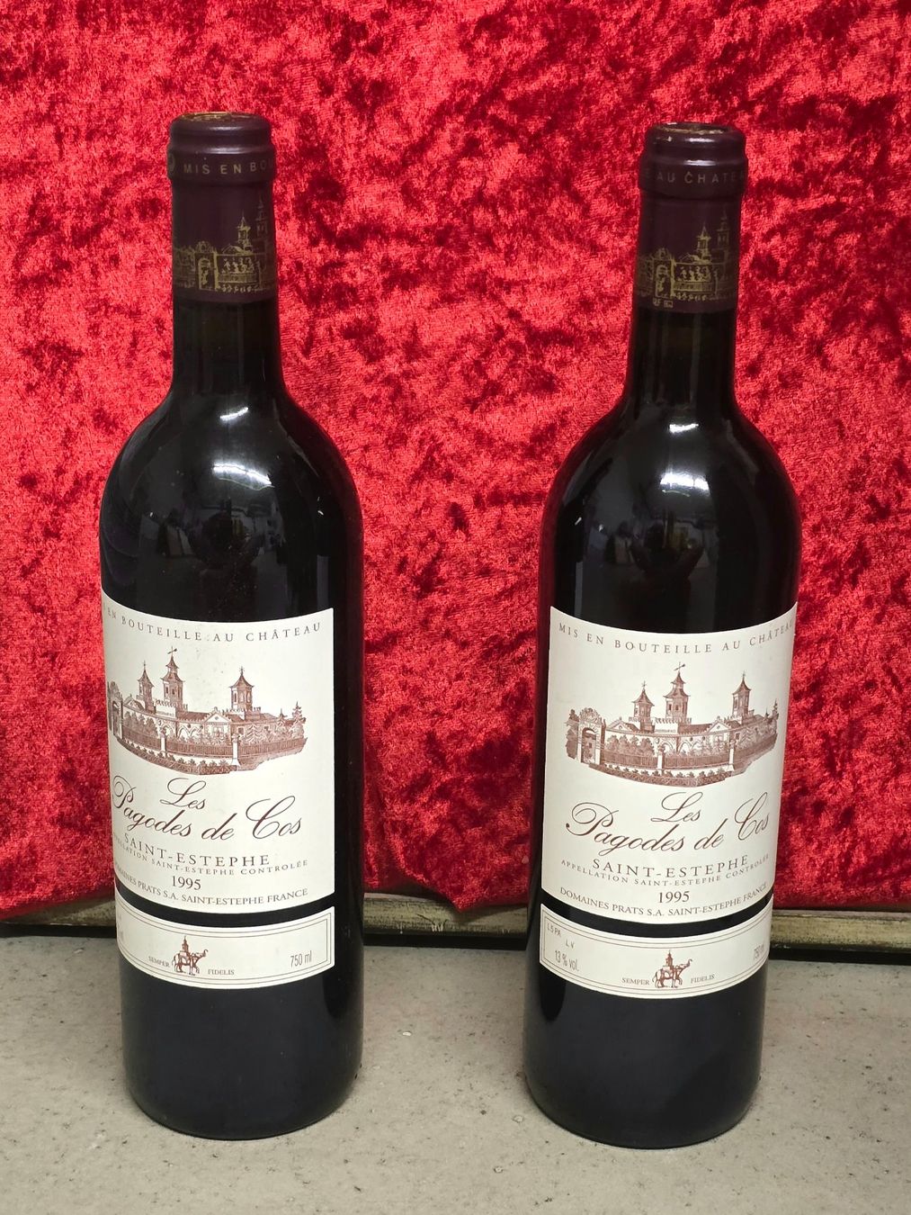 Cos Vino: 2 Flaschen Les Pagodes de Cos 1995 – Usato da Reinach BL venduto da Pendling 4