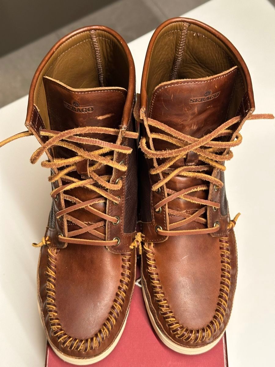 Sebago Scarpe da uomo: Sebago Boots Gr. 43 / Np: 299.- / Leder – Usato da Bulle venduto da pb75 2
