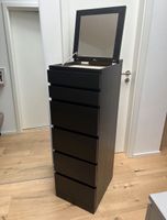 Ikea MALM Kommode - 6 Schubladen - schwarzbraun 40x123