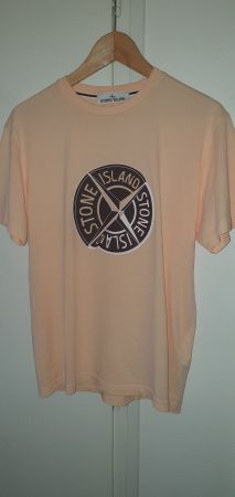 Stone Island T Shirt L avec certilogo