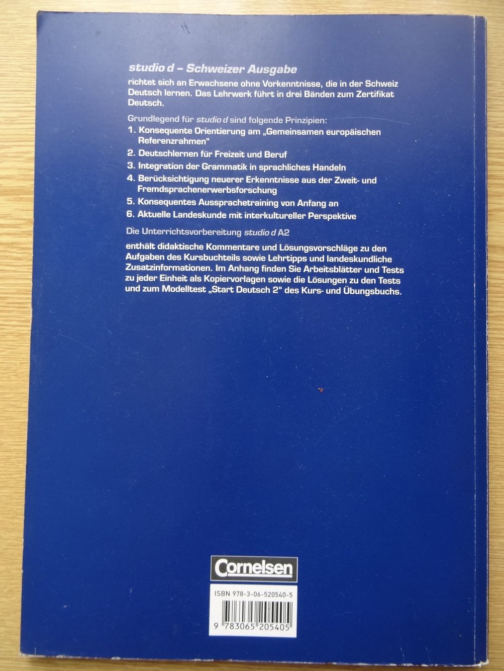 Libri: Studio d A2 - Schweizer Ausgabe Unterrichtsvorbereitung – Usato da Zürich venduto da burdan 1