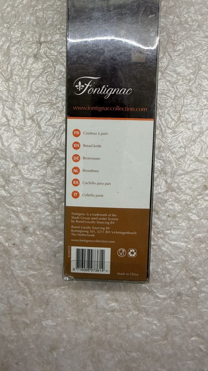 Coltelli da cucina: Neues Fontignac Brotmesser & tücher, – Nuovo e nell'imballaggio originale da Rotkreuz venduto da perlengott 3