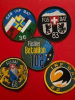 5 Abzeichen Infanterie A95 Original