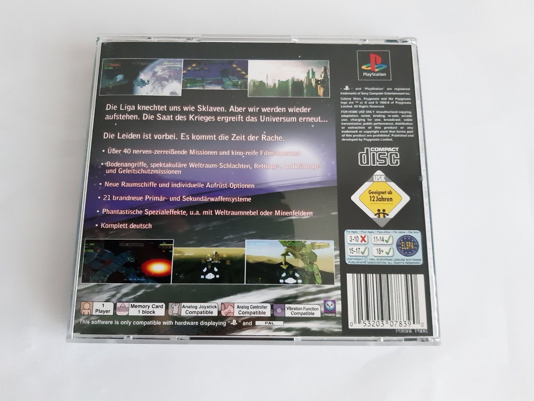 Giochi: Colony Wars Vengeance PS1 – Usato da St. Gallen venduto da brat01 2