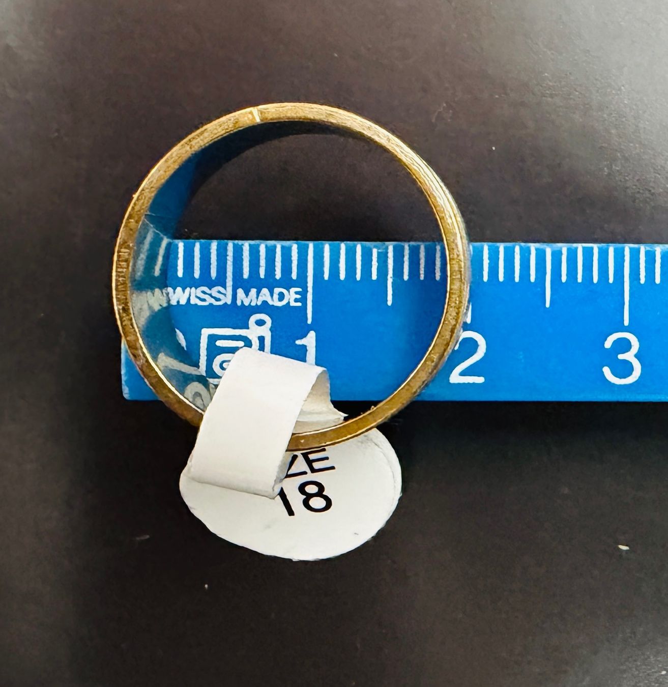 Anelli: Edelstahlring, Gold/Silber Design - Grösse 18 – Nuovo (secondo la descrizione) da Dietikon venduto da Emoruk 3