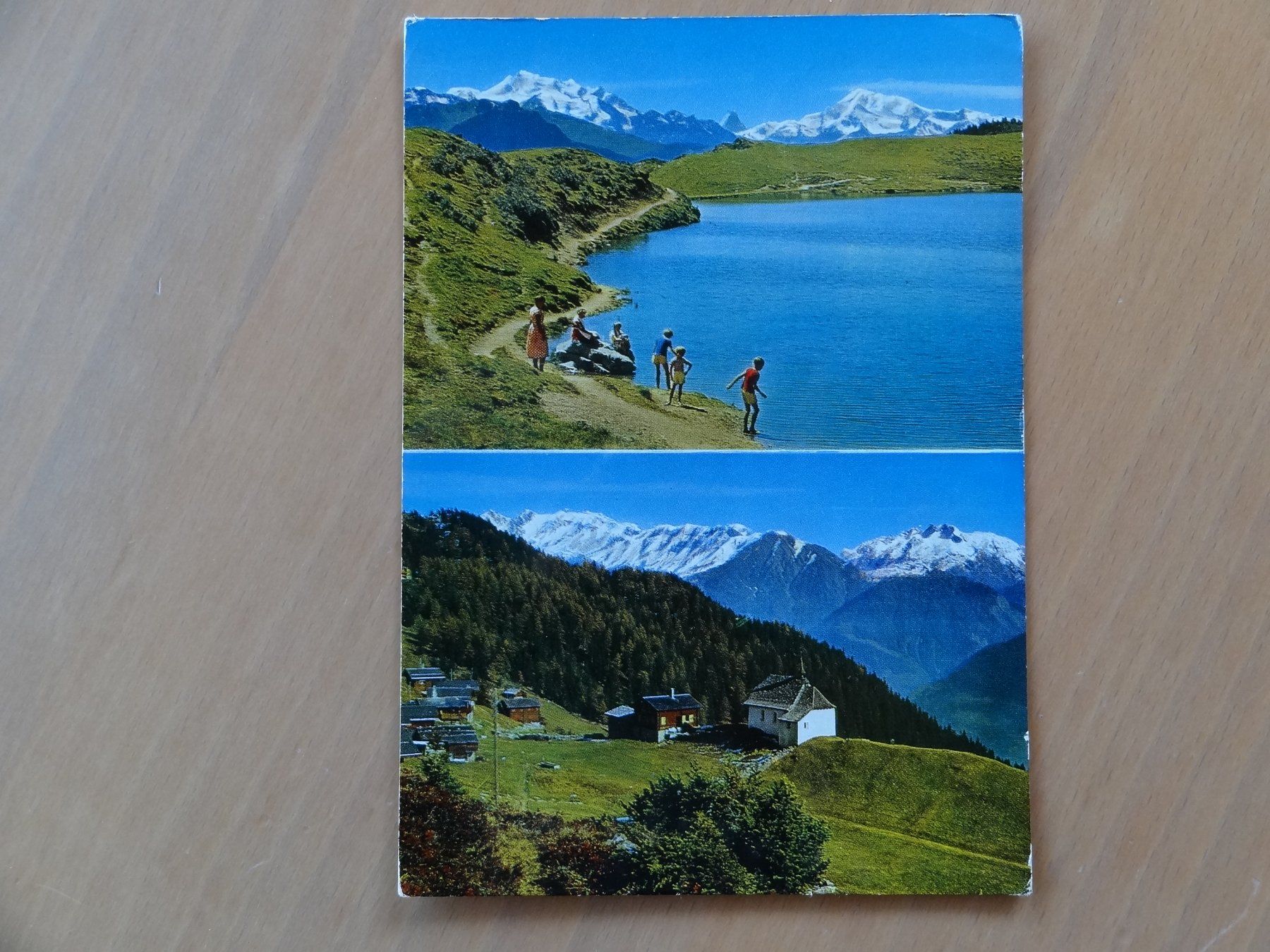 Cartoline postali: Bettmeralp - 2 vues - 1968 – Usato da St Léonard venduto da Riglin