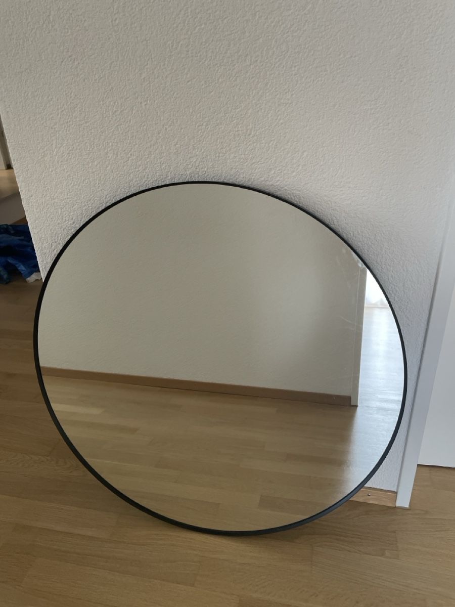 Ikea Miroirs: Spiegel IKEA LINDbyn rund schwarz – Neuf (Voir description) à Hägendorf par fufj11