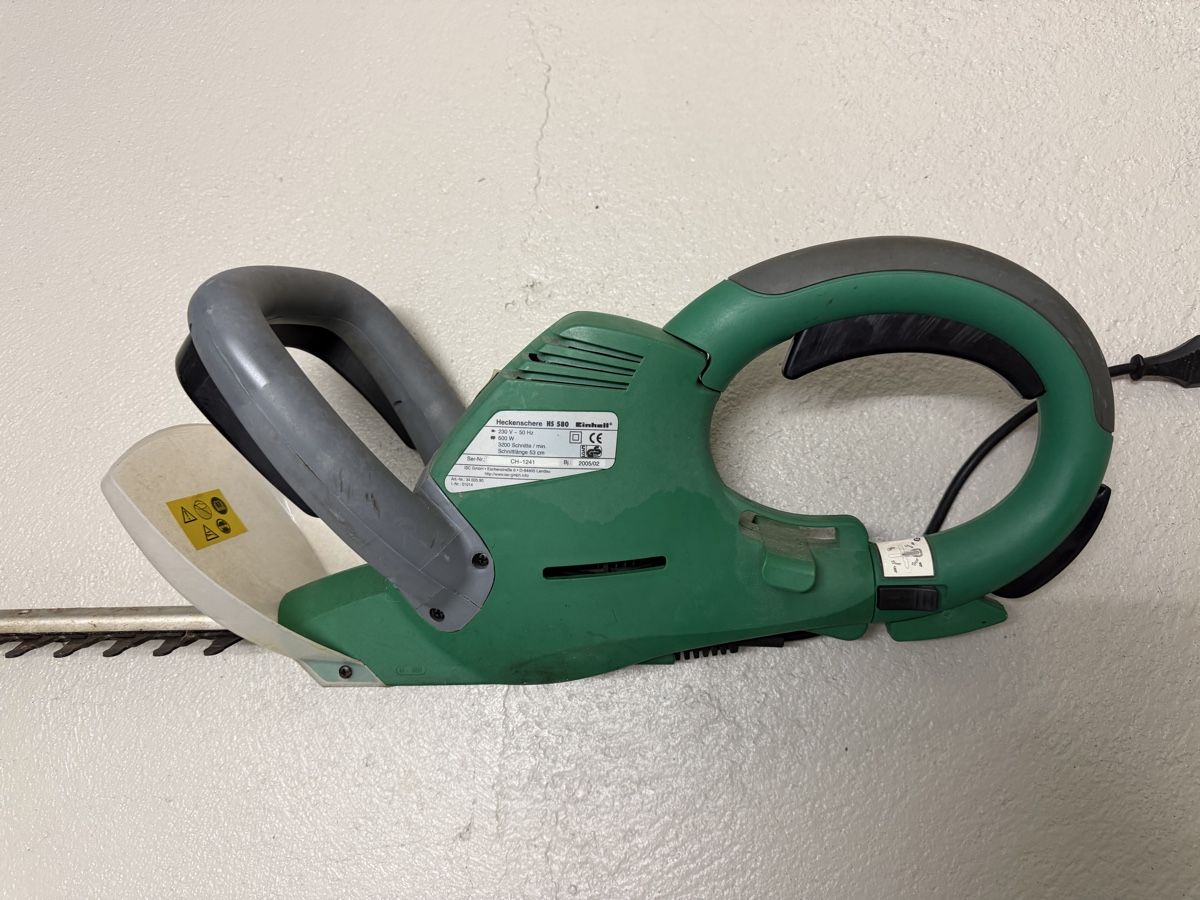 Einhell Alle Werkzeuge: Einhell Heckenschere HS 580 – Gebraucht aus Teufenthal (AG) von Hammer014 1