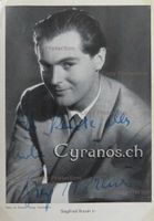 Siegfried Breuer (1930-2004) Schauspieler -Autogramm