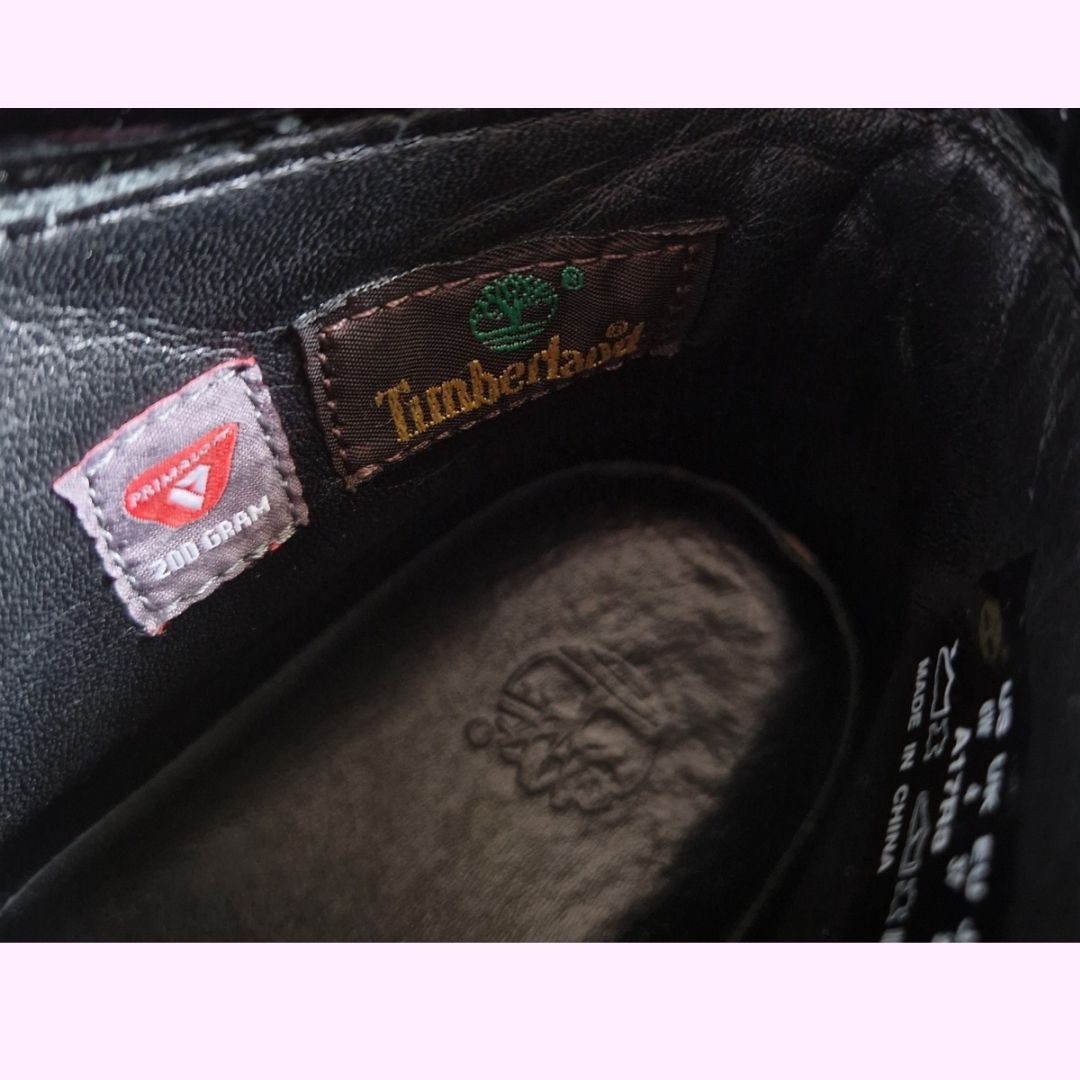 Timberland Scarpe da donna: Wasserdichte schwarze Timberland Boots,  Grösse 38 – Usato da Bern venduto da Vintagefromthefuture 3