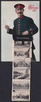 Leporello-AK Bad Oeynhausen, Kurhaus, Ba
