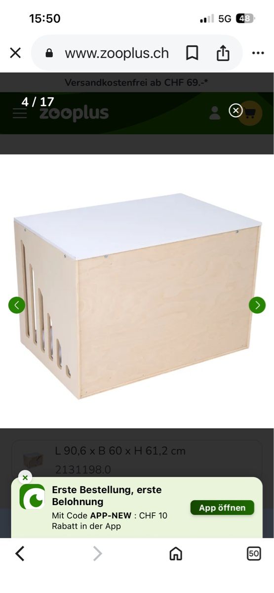 Käfige, Transport & Sicherheit: Hundebox, Hundebett – Neu (gemäss Beschreibung) aus Dintikon von Blevita01 1