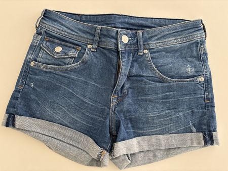 Jeans Shorts Damen, Denim H&M, Grösse 36
