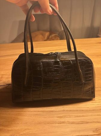 Louvier Echtleder Handtasche - edel & klassisch