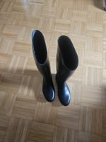 Reitstiefel schwarz Kunststoff Grösse 35 guter Zustand