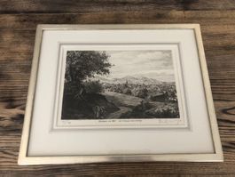 Herisau um 1827 Litho von Paul Wyss