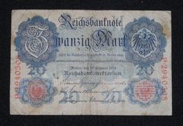 Zwanzig Mark - Reichsbanknote 19.02.1914 - P.2940308