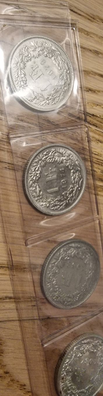 Toutes les monnaies: 6x 1Fr. silber schweizer münzen – D'occasion à Arbon par sar_l7ll 3