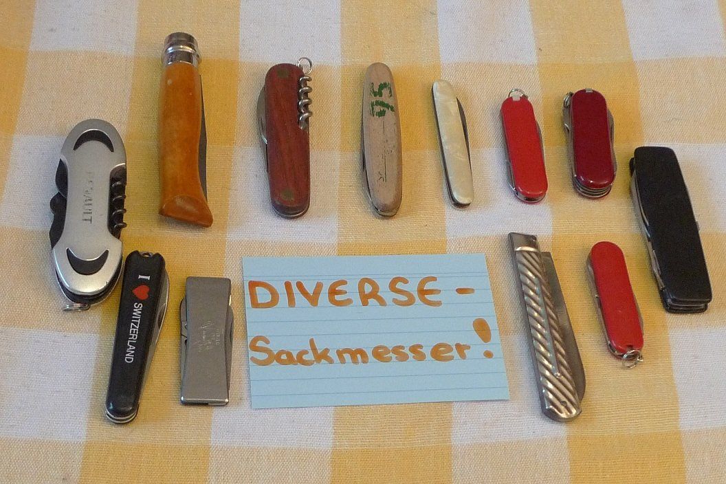 Coltelli tascabile: DIVERSE-Sackmesser! – Usato da Bern venduto da bn1640