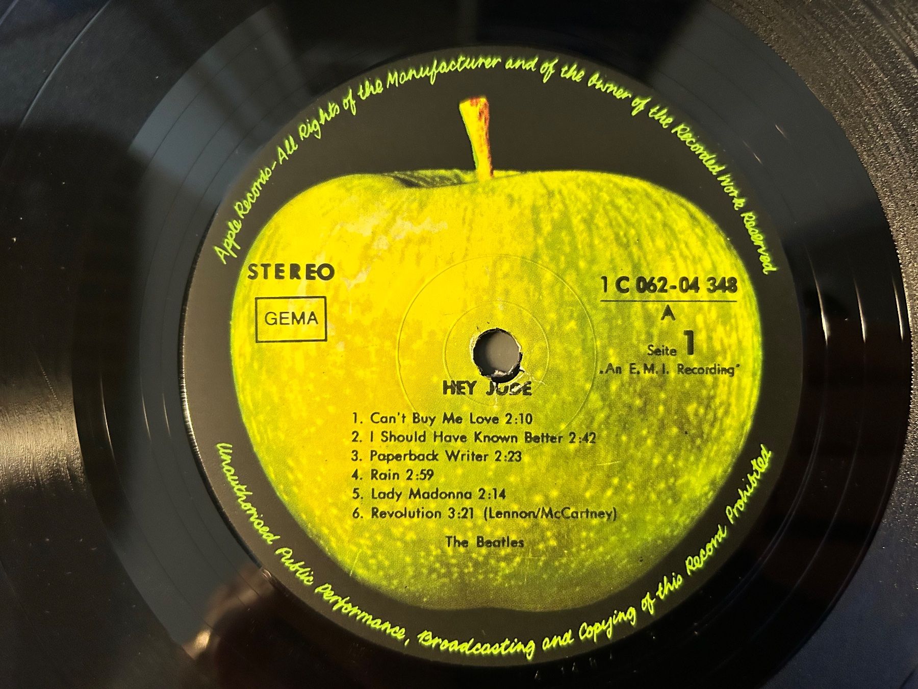 Dischi in vinile: The Beatles - Hey Jude -  Vinyl LP – Usato da Aesch BL venduto da BlueMusicRecords 2