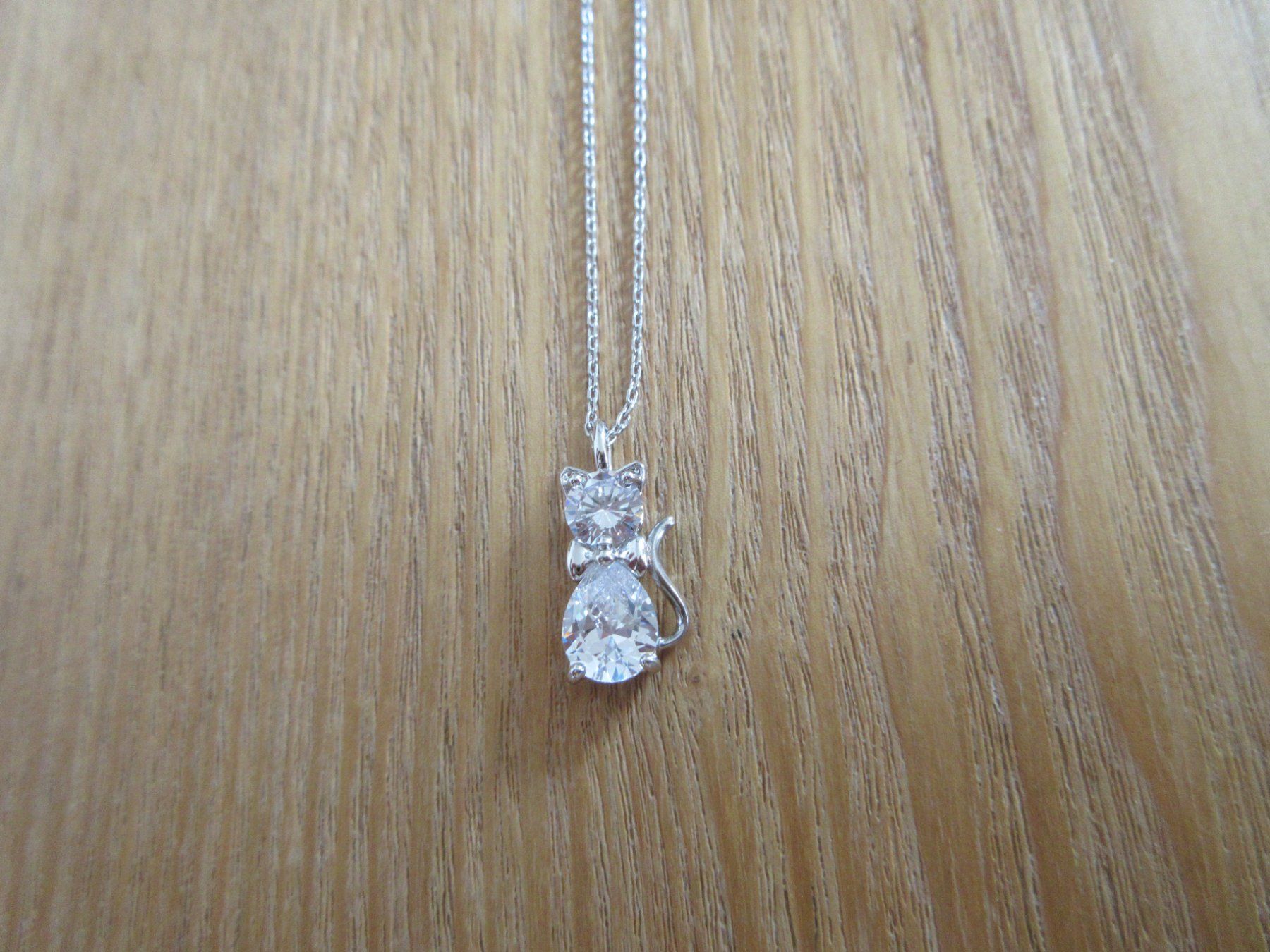 Catenine: Cat Katze Halskette, /Modeschmuck/ necklace!! – Nuovo (secondo la descrizione) da Goldach venduto da mamakotzi