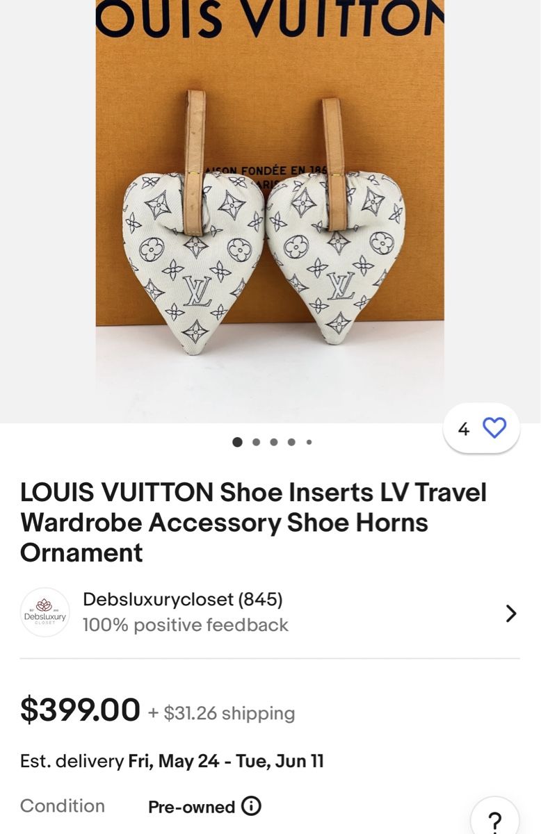 Louis Vuitton Taschen für Damen: RARE! 100% ❤️LOUIS VUITTON Shoe Inserts Wardrobe Accessory – Gebraucht aus St. Gallen von  1