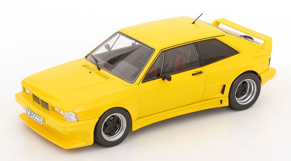 Volkswagen Voitures modèles: VW SCIROCCO RIEGER GTO GELB 1:18 MCG – Neuf avec emballage d'origine à Suhr par Moebelsiralfred