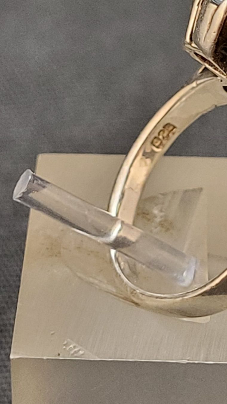 Ringe: Silberring 925 Hellblauen Steinen – Gebraucht aus Basel von spinne02 8