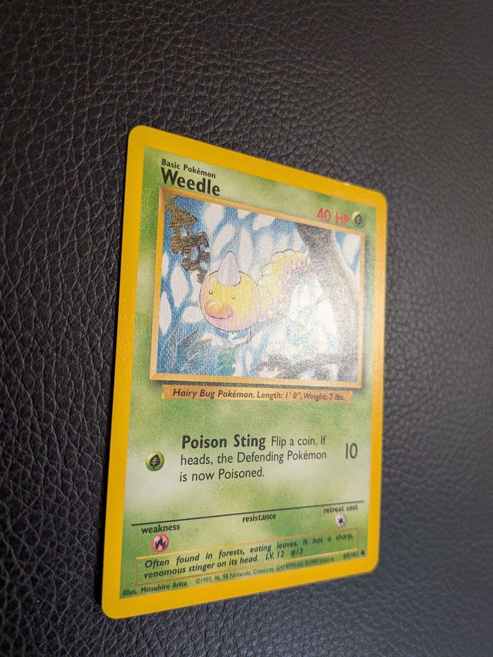 Pokémon Carte collezionabili: Base Set Weedle 69/102 Ab 1 – Usato da Paradiso venduto da Pkmn10 1