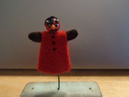Handpuppe/Kasperlefigur   als Deko für das Puppenhaus/Laden
