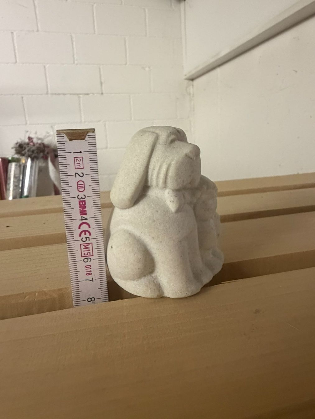 Figuren: Sandstein Figur: Hund mit Kleinkind – Gebraucht aus Winterthur von Ferraristern 2