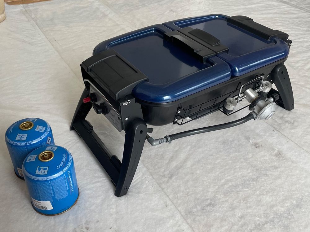 Camping Gasgrill Tischgrill Campingaz Fargo TwinPack tragbar Kaufen